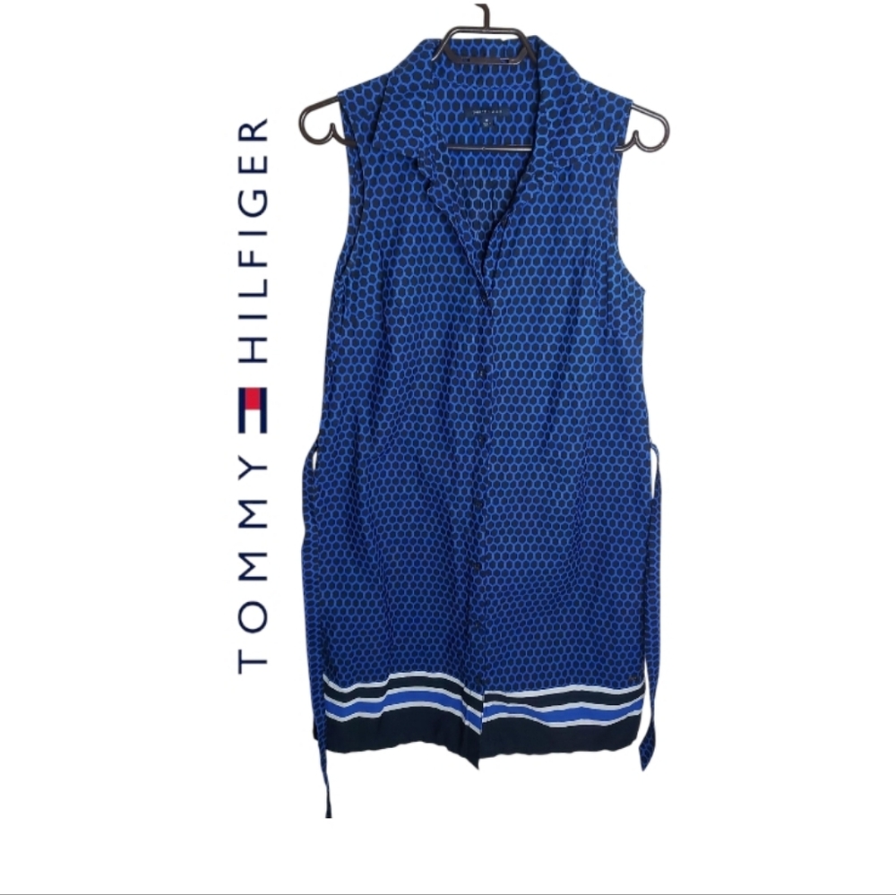 Tommy Hilfiger Blue Sleeveless Dress